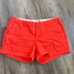 Old Navy Coral Orange Everyday Casual Shorts Size 10